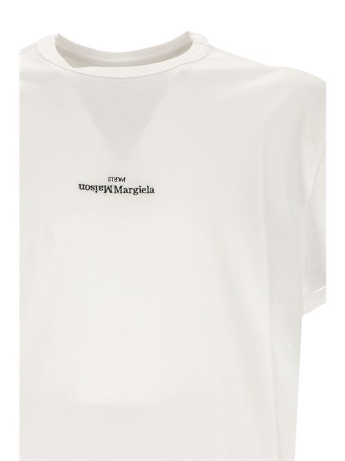 logo-print short-sleeve T-shirt MAISON MARGIELA | S30GC0701S22816994